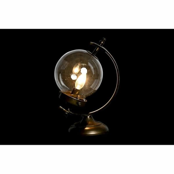 Pöytälamppu DKD Home Decor 25W Kullattu Vintage 220 V (25 x 20 x 36 cm)