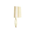 Pikkukuva 2 / 3: Seinälamppu DKD Home Decor Kullattu Polyesteri Alumiini 220 V 50 W Moderni (36 x 16 x 60 cm)