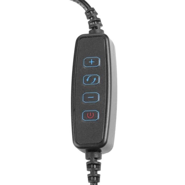 USB LED-bordslampa Läsning Justerbar Clip-on Dimbar för Tattoo Beauty (svart)-CHD