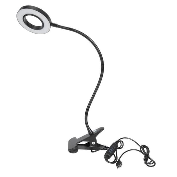 EJ.life Clamp Skrivbordslampa USB LED Bordslampa Dimbar Clamp Läslampa Justerbar Deco Lamp