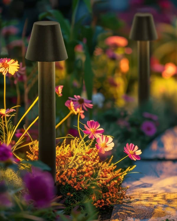 Pylväsvalaisin musta alumiini ⌀ 12 x 60 cm LED-valo ulos pyöreä moderni tyyli