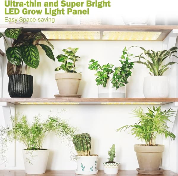 INF LED-lyspaneler for planter - EU-adapter 0