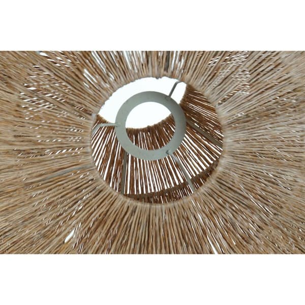 Lampeskjerm DKD Home Decor Naturell Jute Metall Tropisk 40 x 40 x 30 cm