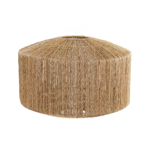 Lampeskjerm DKD Home Decor Naturell Jute Metall Tropisk 40 x 40 x 30 cm