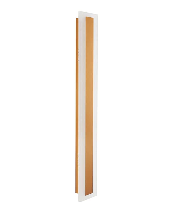 Utomhus LED-vägglampa Guld 60 cm Stål Akryl Modern design