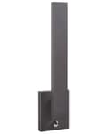 Miniatyrbild 1 av 10: Utomhus LED-vägglampa Svart Sconce Metall Järn Aluminium Matt med rörelsesensor Modern design Uteplats Trädgård