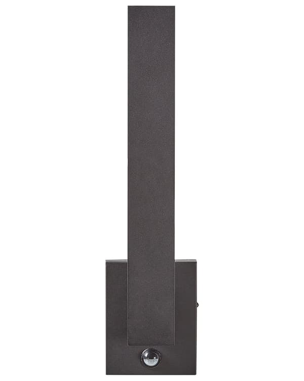 Utomhus LED-vägglampa Svart Sconce Metall Järn Aluminium Matt med rörelsesensor Modern design Uteplats Trädgård