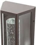 Miniatyrbild 6 av 9: Utomhusvägglampa LED-lampa Brun Järn Glas 33 cm med Rörelsesensor Extern Retro Design Veranda Uteplats Trädgård