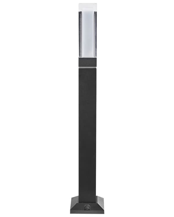 Pullertlampe Svart Aluminium 60 cm LED Stilampe Utendørs Hagebelysning Moderne Design