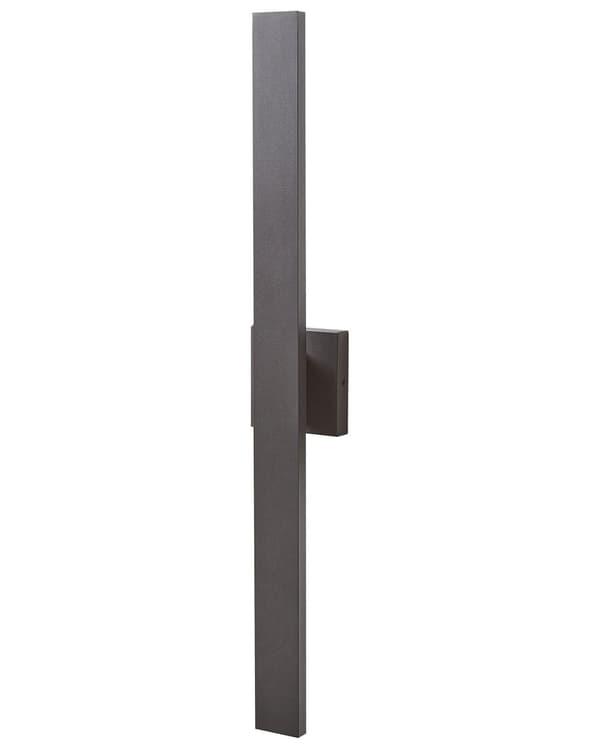 Utendørs vegglampe LED Svart Metall Jern Aluminium Matt finish Moderne design Veggbelysning Hage