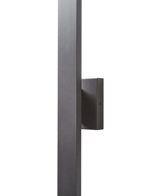 Utendørs vegglampe LED Svart Metall Jern Aluminium Matt finish Moderne design Veggbelysning Hage