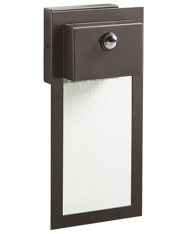 Utendørs vegglampe LED Svart Metall Jern Glass Matt finish Bevegelsessensor Moderne design Utelys Utelamper Belysning Hage