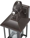 Miniatyrbilde 6 av 9: Utendørs Vegglampe Svart Jern Glass 34 cm Retro design Utelamper Belysning Hage