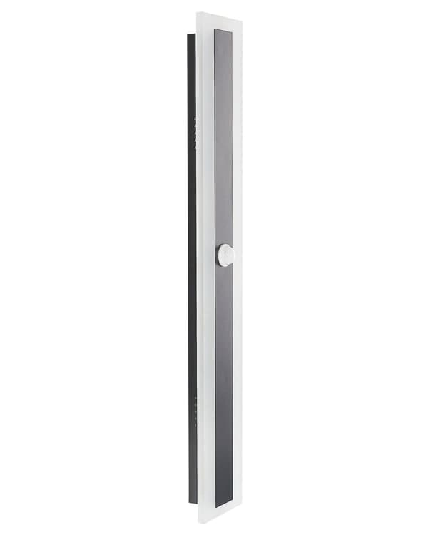 Utendørs vegglampe Svart Stål Akryl 80 cm LED Bevegelsessensor Moderne design Utelamper Utebelysning
