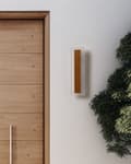 Miniatyrbilde 4 av 7: Utendørs vegglampe Gull Stål Akryl 30 cm LED Moderne design Utelamper Utebelysning