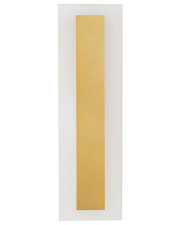 Utendørs vegglampe Gull Stål Akryl 30 cm LED Moderne design Utelamper Utebelysning