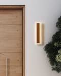Miniatyrbilde 2 av 7: Utendørs vegglampe Gull Stål Akryl 30 cm LED Moderne design Utelamper Utebelysning
