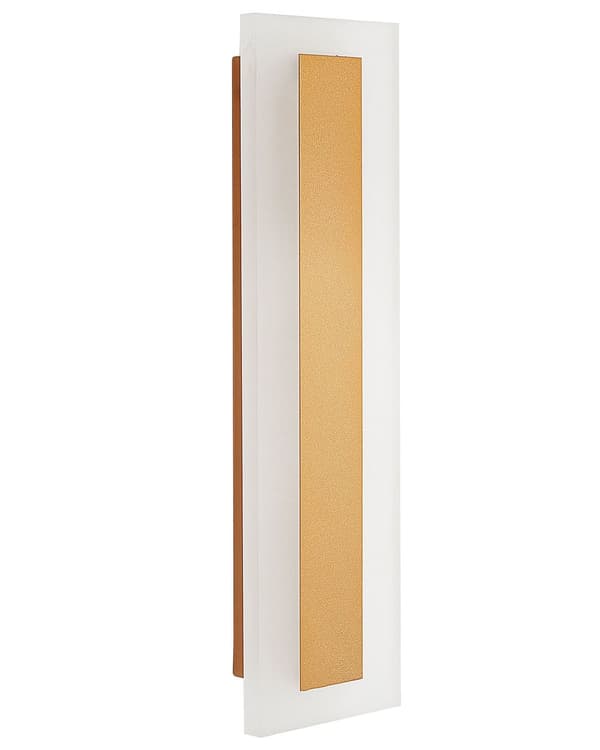 Utendørs vegglampe Gull Stål Akryl 30 cm LED Moderne design Utelamper Utebelysning