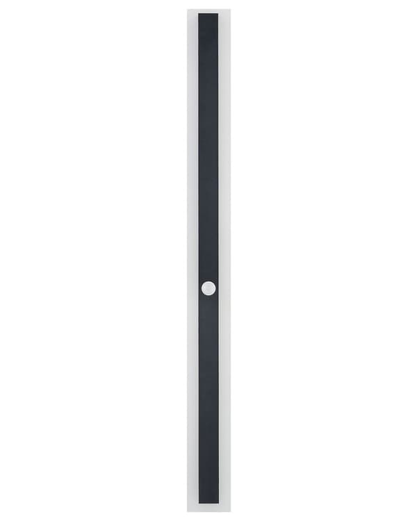 Utendørs vegglampe Svart Stål Akryl 100 cm LED Bevegelsessensor Moderne design Utelamper Utebelysning