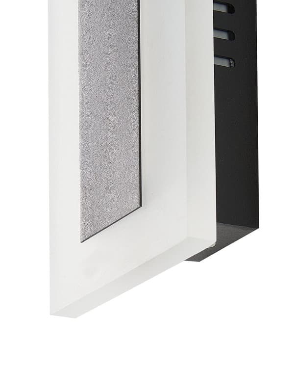 Utendørs vegglampe Svart Stål Akryl 100 cm LED Bevegelsessensor Moderne design Utelamper Utebelysning
