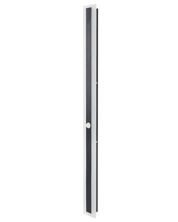 Utendørs vegglampe Svart Stål Akryl 100 cm LED Bevegelsessensor Moderne design Utelamper Utebelysning