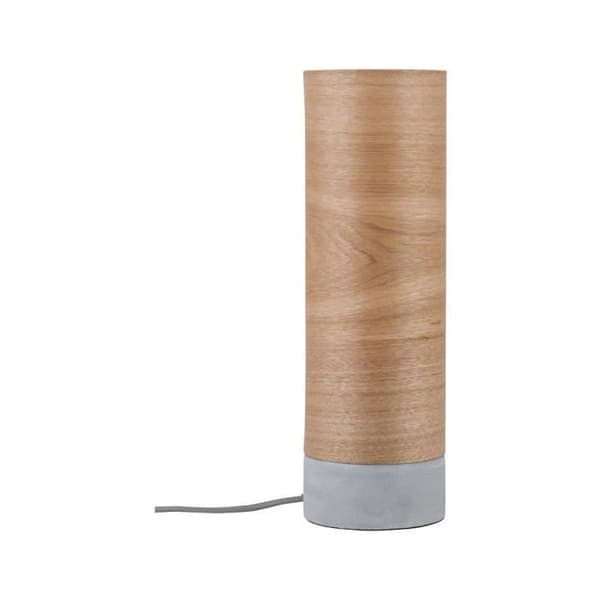 Bordslampa LED E14 20 W Paulmann Neordic Skadi 79664 trä, grå betong