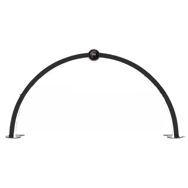 LED Skrivebordslampe, Justerbar Belysning, Intelligent Display Skærm,EU Stik, hvid, 365mm
