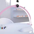 Miniatyrbillede 1 af 4: LED Skrivebordslampe, Justerbar Belysning, Intelligent Display Skærm,EU Stik, hvid, 365mm