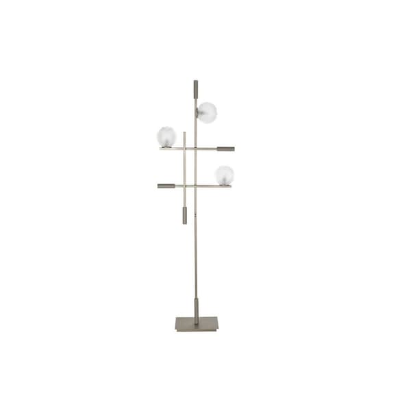 Gulvlampe DKD Home Decor Gyllen 220 V 55 x 24 x 185 cm Gull