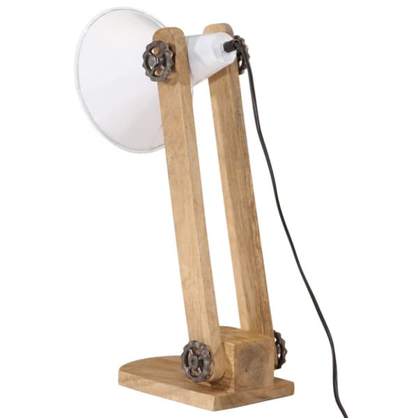 skrivebordslampe 25 W 23x13x52 cm E27 hvid