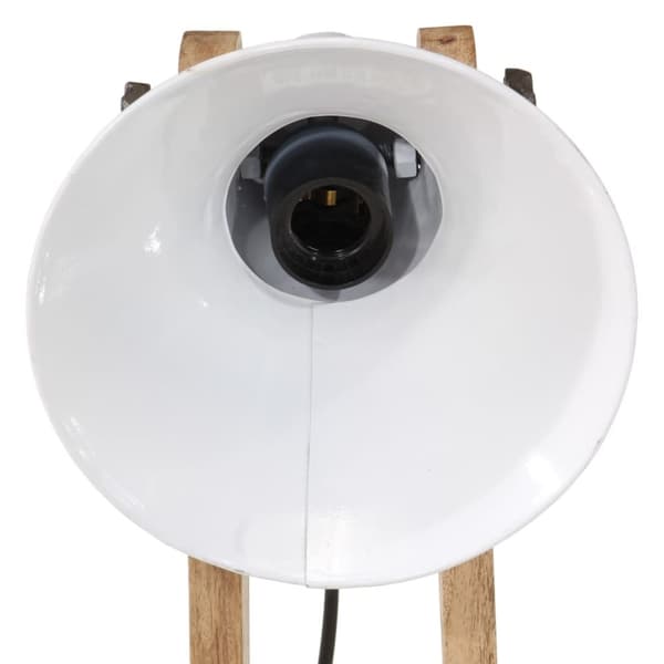 skrivebordslampe 25 W 23x13x52 cm E27 hvid