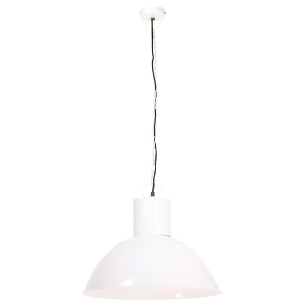 hængelampe 25 W rund 48 cm E27 hvid