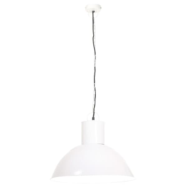 hængelampe 25 W rund 48 cm E27 hvid