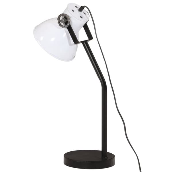 skrivebordslampe 25 W 17x17x60 cm E27 hvid