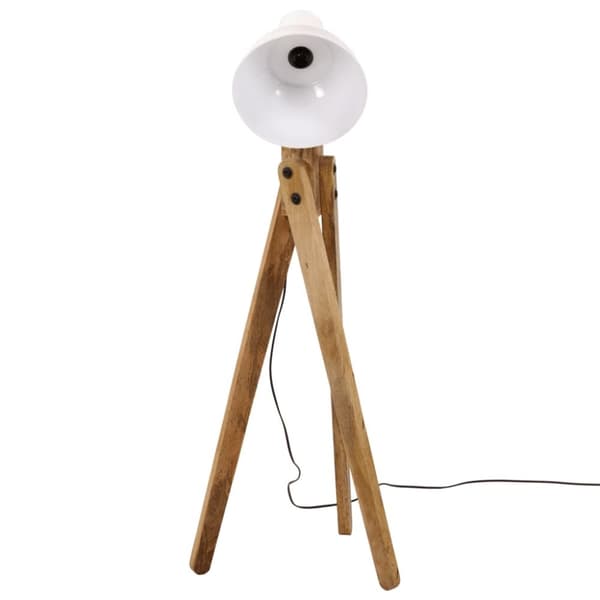 Golvlampa 25 W vit 45x45x120 cm E27