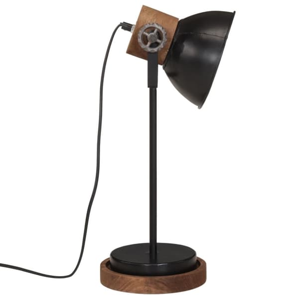 skrivebordslampe 25 W 17x17x50 cm E27 sort