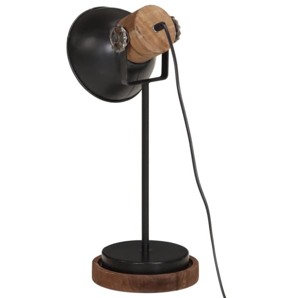 skrivebordslampe 25 W 17x17x50 cm E27 sort