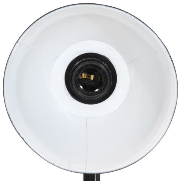 skrivebordslampe 25 W 17x17x50 cm E27 sort