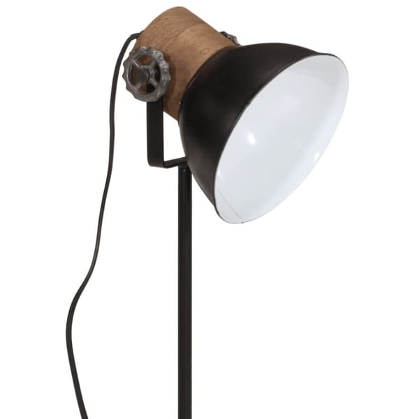 skrivebordslampe 25 W 17x17x50 cm E27 sort