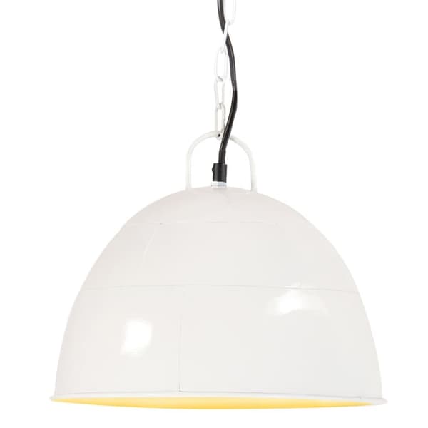 Teollistyylinen riippuvalaisin 25 W valkoinen pyöreä 31 cm E27