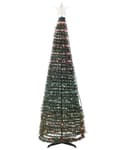 Miniatyrbilde 4 av 10: Juletre med flerfarget smart LED-lys 188 cm Appkontrollert belysning med timer og bryter Jul Dekorasjon