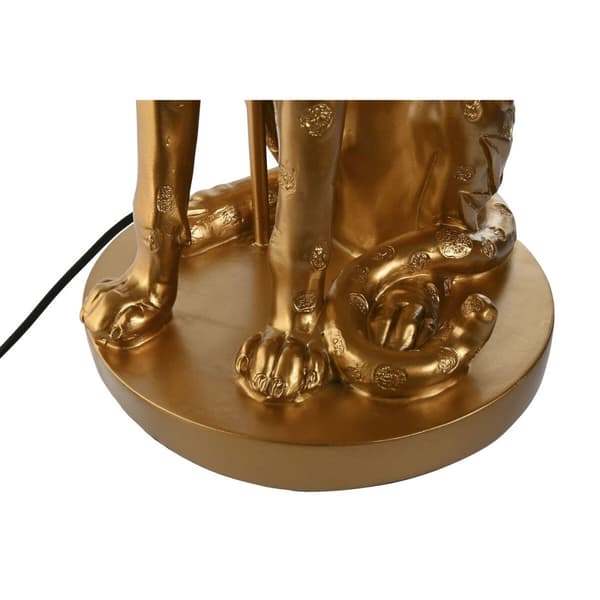 Bordslampa Home ESPRIT Svart Gyllene 33 x 33 x 78,5 cm
