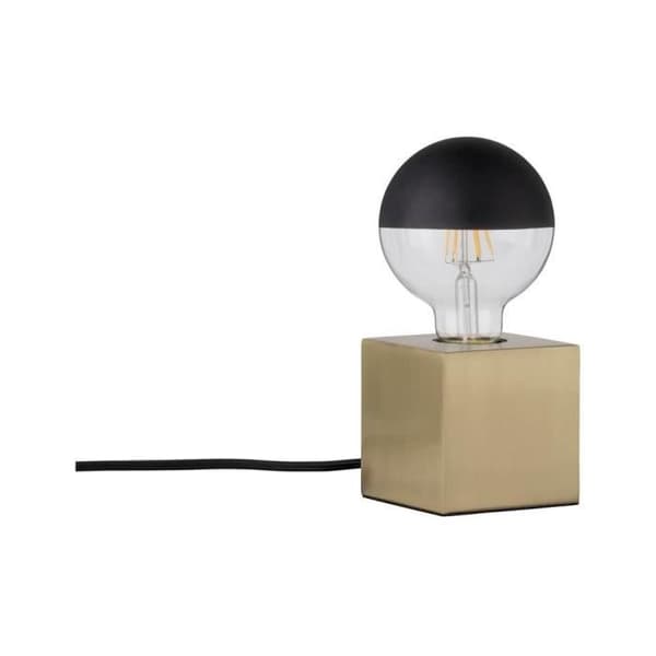 Bordslampa LED E27 20 W Paulmann Dilja 79728 mässing (borstad)