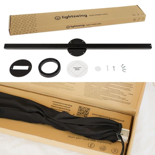 Lightswing® Single - Upphängningssystem för en hängande lampa