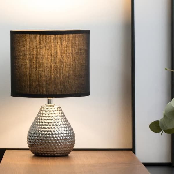 Bordslampa Pauleen Sip of silver E14 - silver/svart - 20W/230V