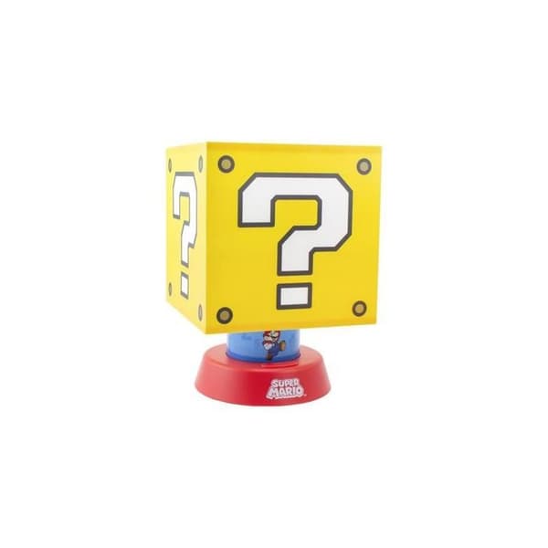 Dekorativ lampa - Super Mario - Gul och röd Gul