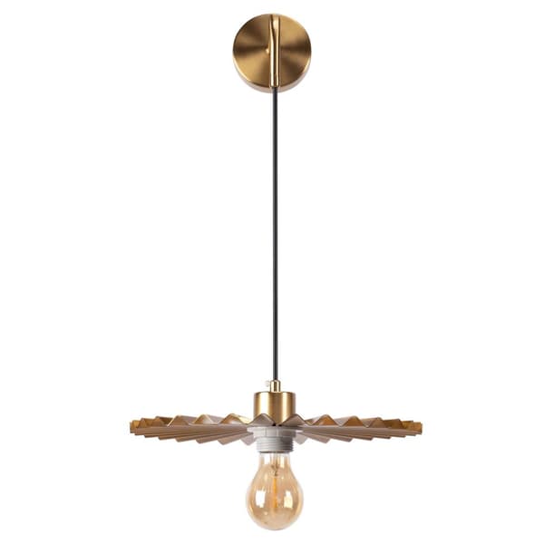 Vägglampa APP1356-1W Antik Guld 30 cm