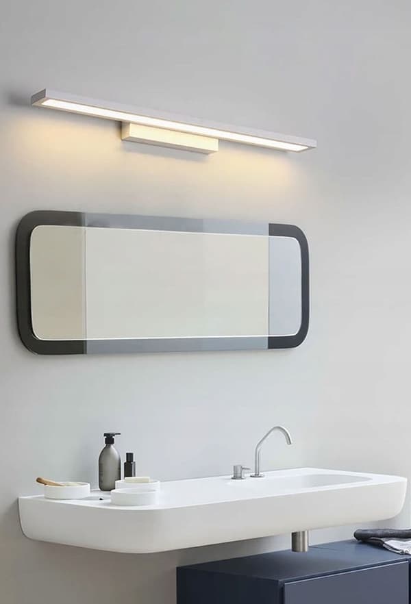 LED BADRUMSLAMPA ÖVER SPEGEL 80CM APP841-1W FLAT Svart