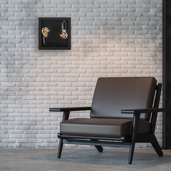 Vägglampa APP1305-2W Svart