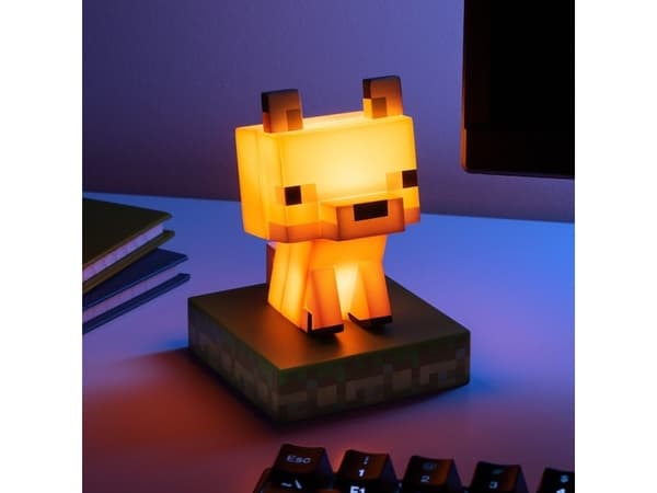 Paladone Icon Minecraft Fox - Dekorationslampa - varmt ljus - orange